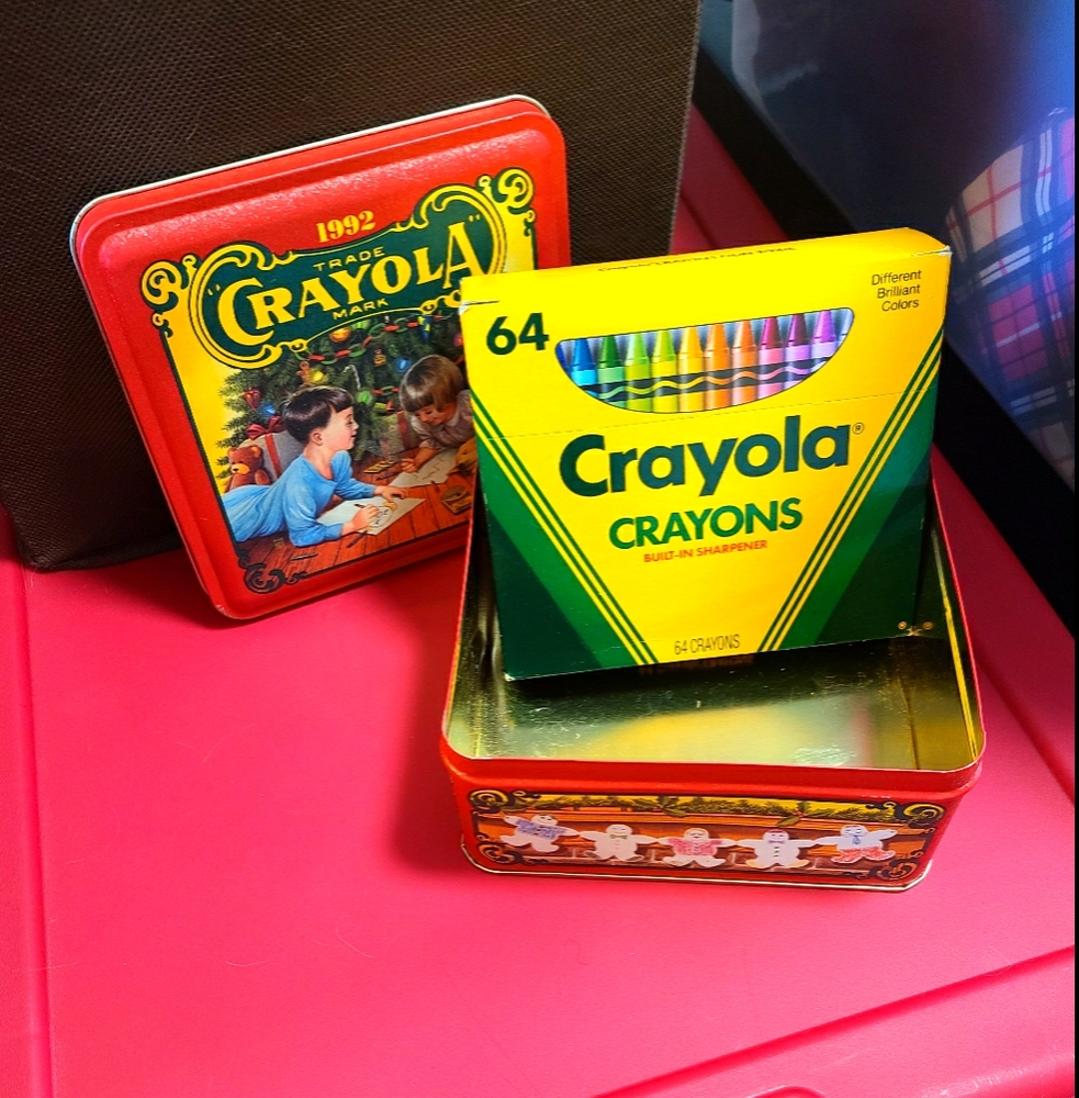 Collectible 1992 Crayola Tin